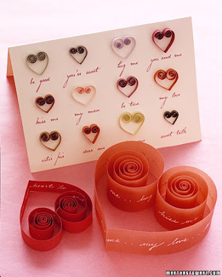  tutorial on quilling and many more inspirations for your Valentine's Day 