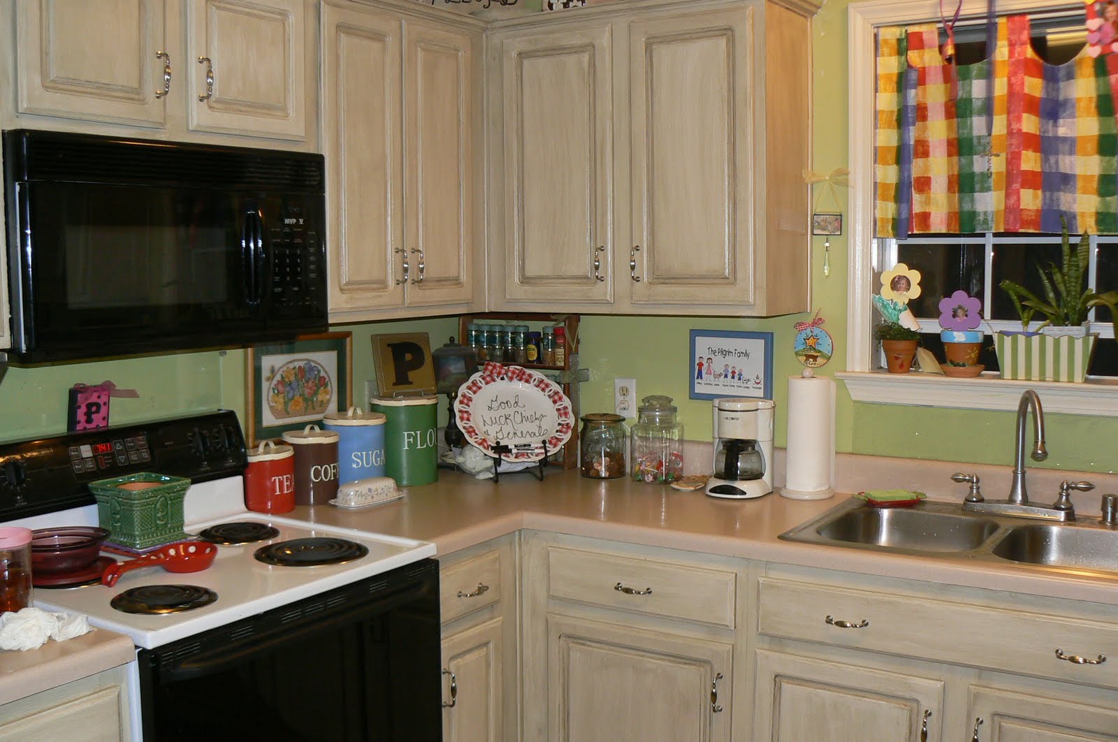 Best way to organize kitchen cabinets Painted Kitchen Cabinets