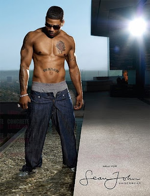 Elephant tattoo Nelly II EYE CANDY: NELLY NEW MODEL FOR SEAN JOHN UNDERWEAR