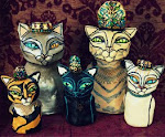 "Cat Busts" All have been adopted