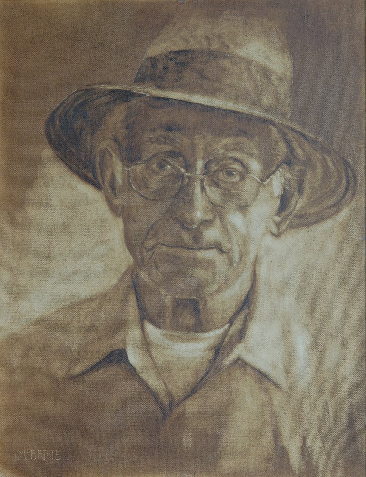 PORTRAIT OF A PAINTER Another Monochromatic Underpainting