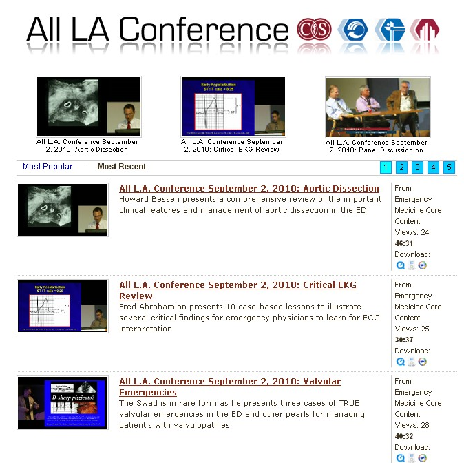 All L.A. conference has it's videos online for free