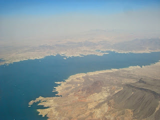 a aerial view of a body of water