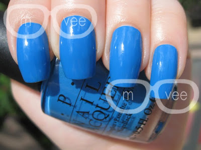 OPI Ogre the-top Blue