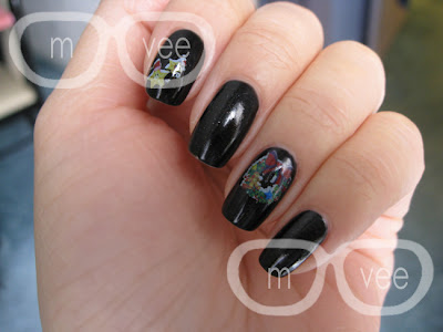 Christmas nail art