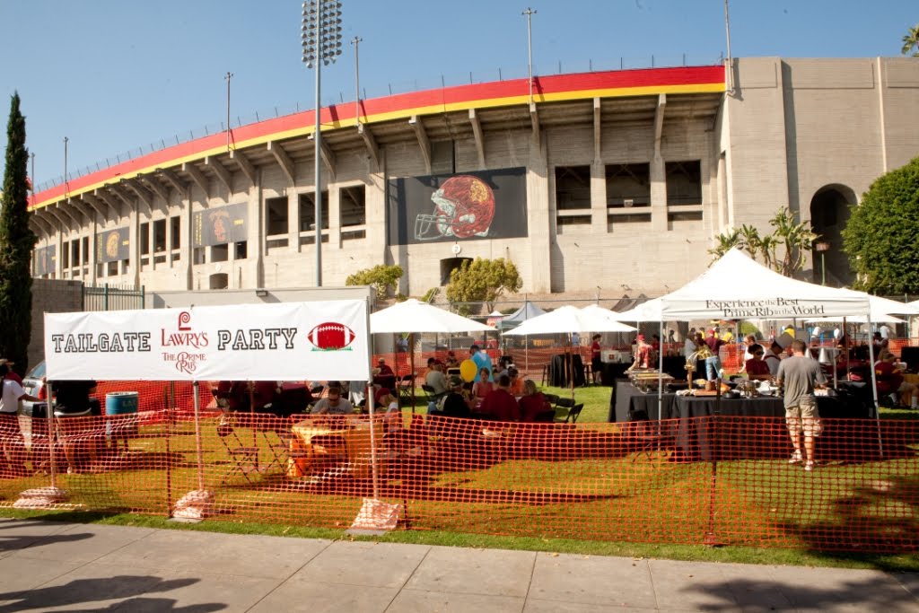 Lawry's Special Events USC Tailgates Catered by Lawry's...Preparing