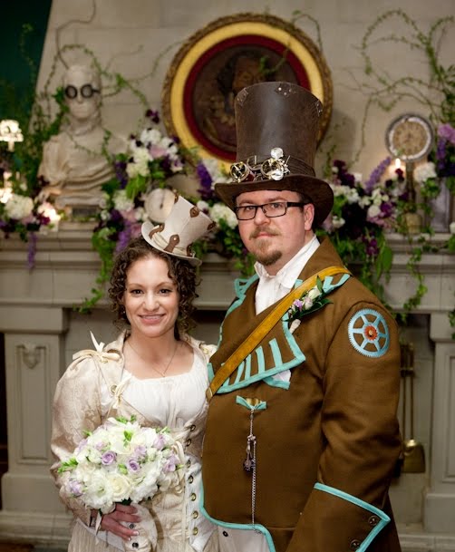Today's Blog Topic is a teaser on our very first Steampunk Wedding held at