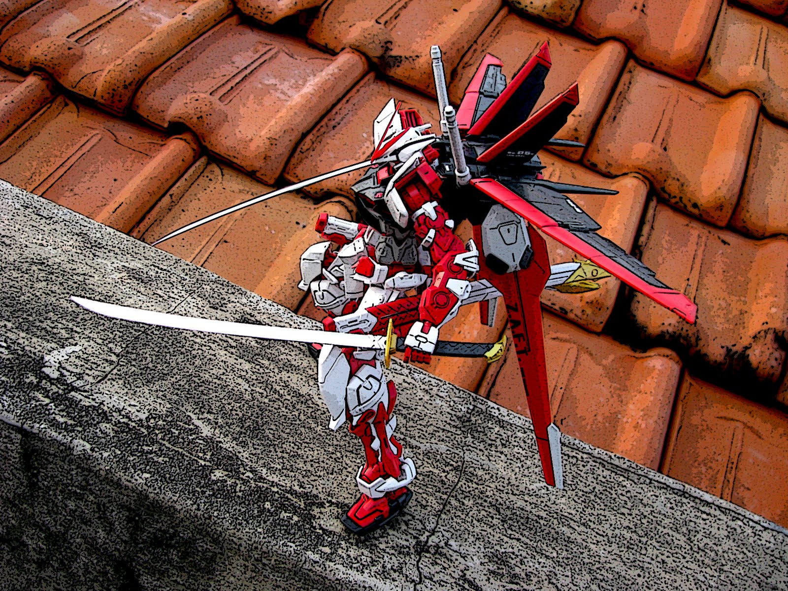 MaftyNavue's Thought: MG Astray Red Frame Kai Straight Build