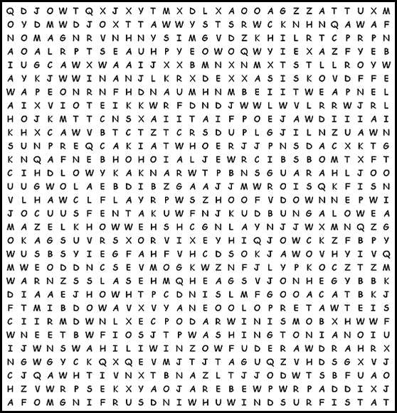 sopa de letras