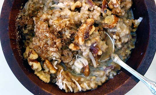 We love steel cut oats so I