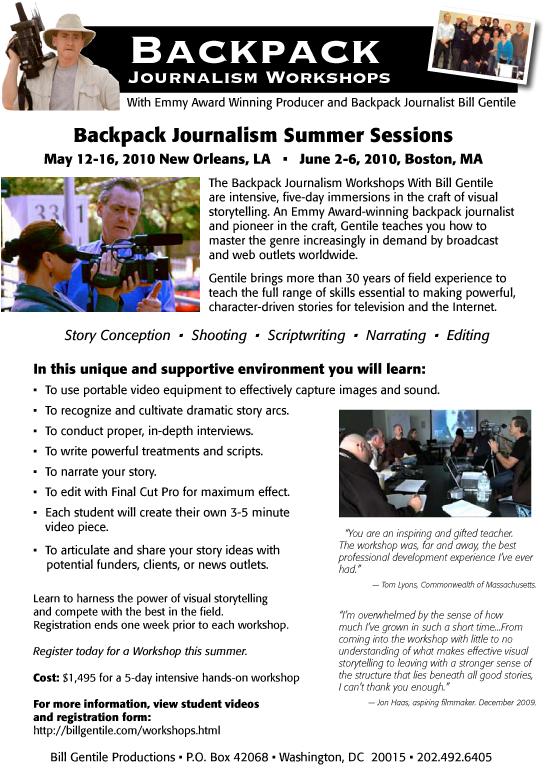 Bill Gentile’s Backpack Journalism May 12 16 New Orleans