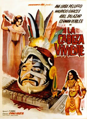 LA TÊTE VIVANTE - Chano Urueta, 1963, Mexique Living+Head+1961+poster
