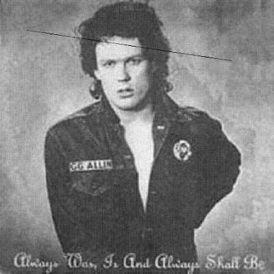 The Post Punk Progressive Pop Party: GG Allin - Always Was, Is, And