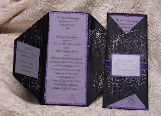 Halloween Wedding Invites