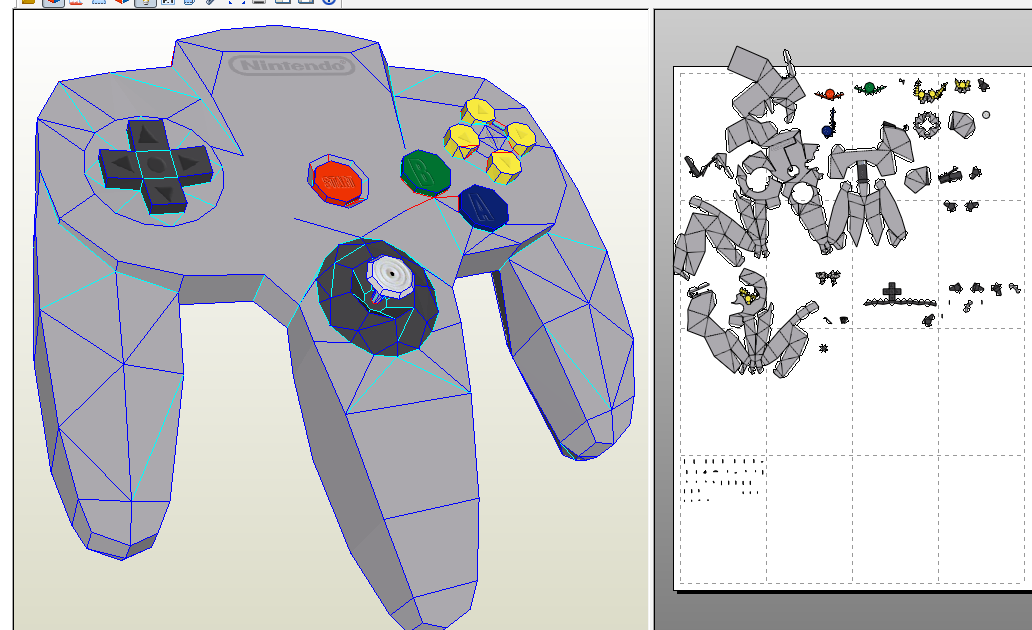 Evans Papercraft Blog N64 Controller Progress