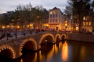 Amsterdam at night