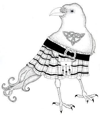 Raven in Kilt