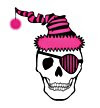 Santa Pirate Skull Tattoo