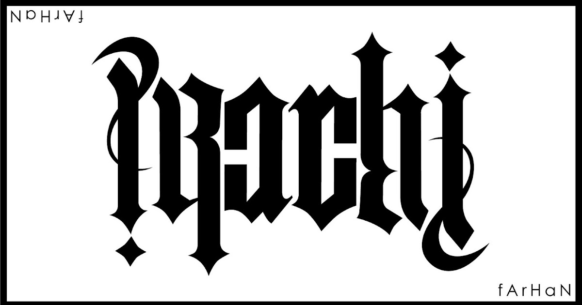 AMBIGRAMS PRACHI
