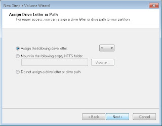 Cara partisi harddisk secara aman tanpa software di windows 7 ASSIGN+DRIVE+LETTER