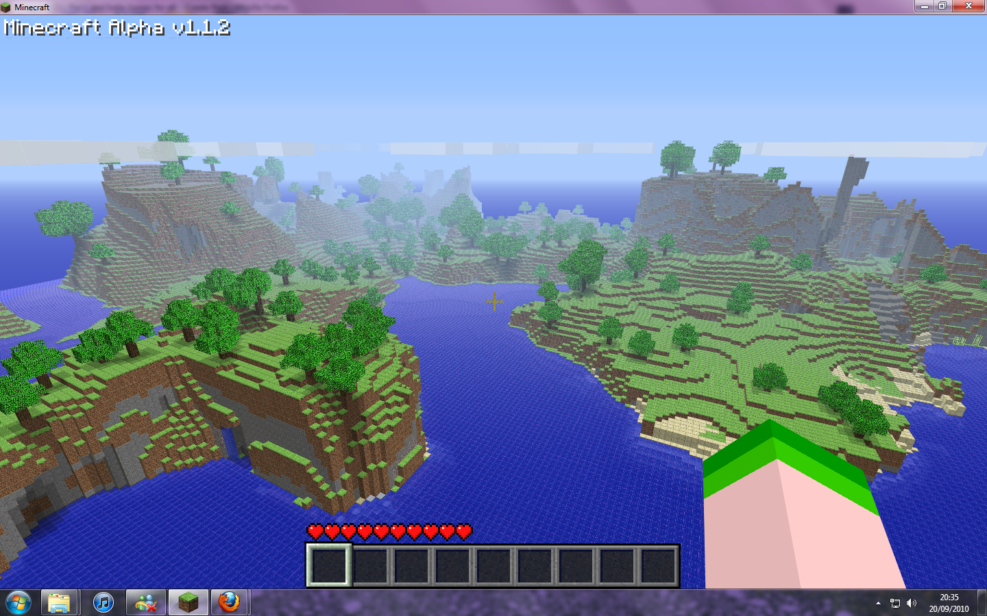 the caves of Minecraft,