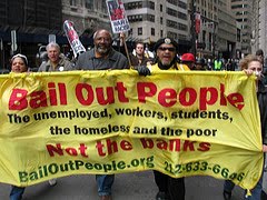 Bail Out the People Movement Demonstration on Wall Street, April 4, 2009