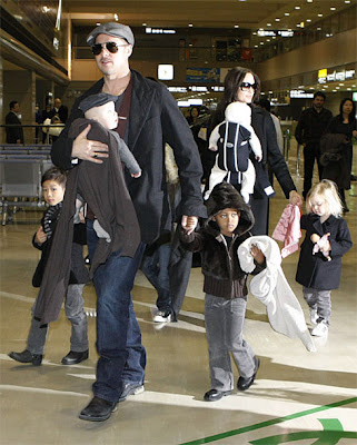 angelina jolie and brad pitt family photos. Brad Pitt is repped by Kevin