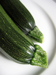 A zucchini, or a courgette