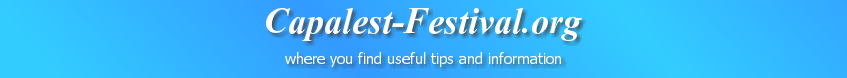 Capalest Festival | Where You Find Useful Tips and Information