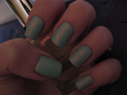 attackedastoria nails mint candy