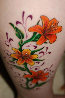 Flower Tattoo Design For Girls
