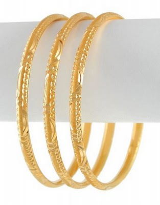 Indian Traditional Bridal Gold Bangles Set