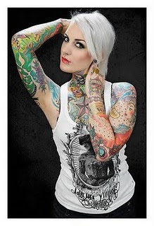 Asian Sexy Arm Tattoo Design