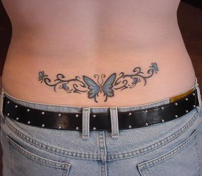 Lower Back Butterfly Tattoo Design - Feminine Tattoo Lower Back Butterfly Tattoo Design - Feminine Tattoo