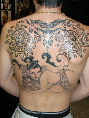 Back Tattoo Design For Men