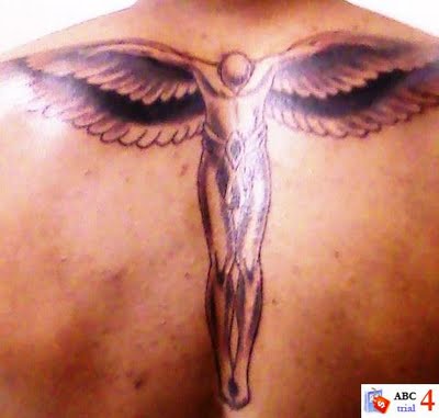 Angel Tattoo Design archangel tattoos. Angel Tattoo Design