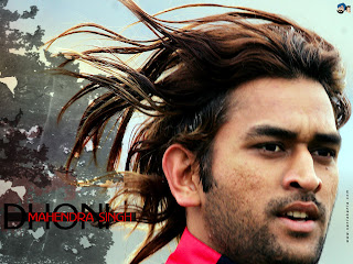 Mahendra Singh Dhoni Long Hairstyle Pictures