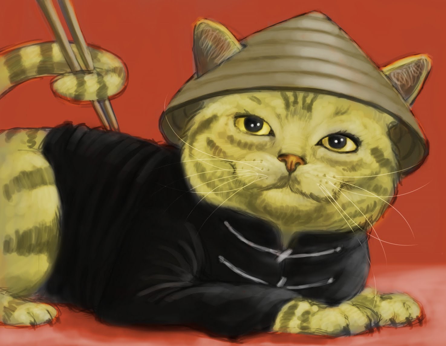 FROM BEHIND THE OPEN TABLE Year of the Cat! (Chúc Mừng Năm Mới!)