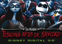 Pesadilla antes de Navidad en 3d