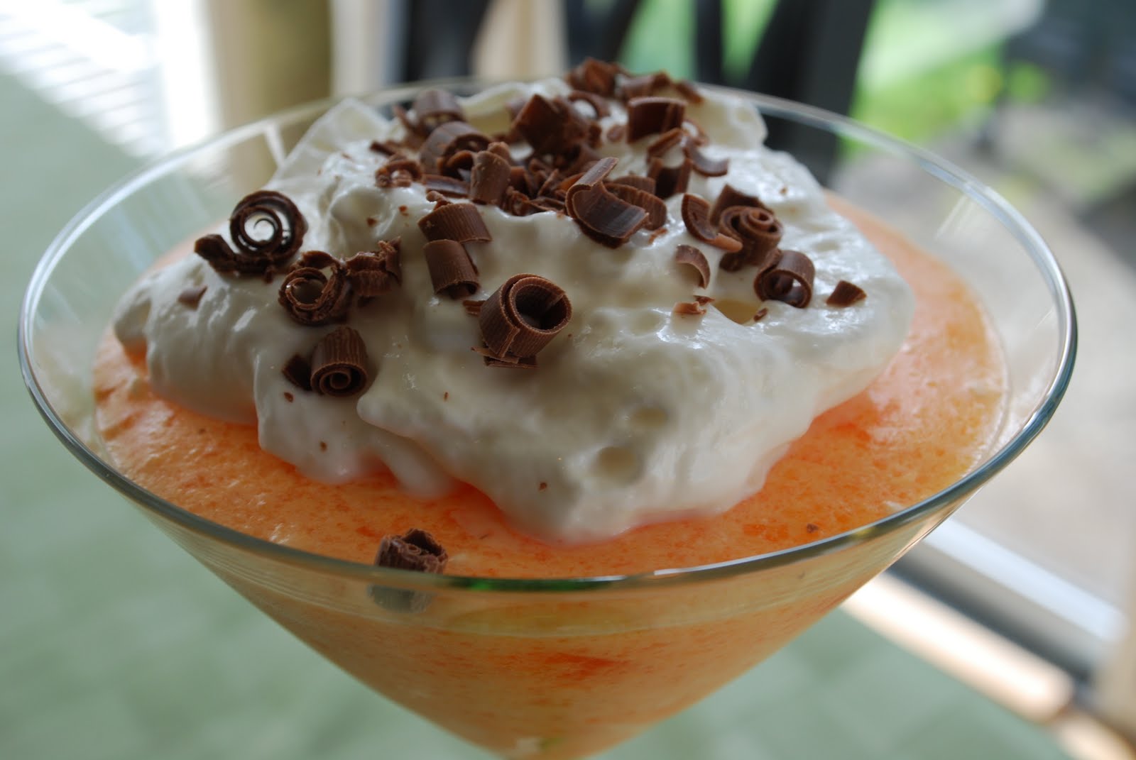 It's all gouda Bavarian Crème Jello Salad aka Orange Jello with