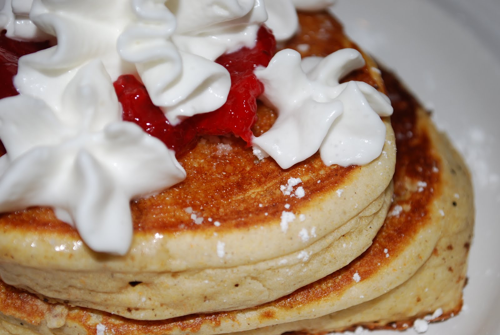 It's all gouda Birthday Pancakes! aka Bob's Red Mill Pancake Mix