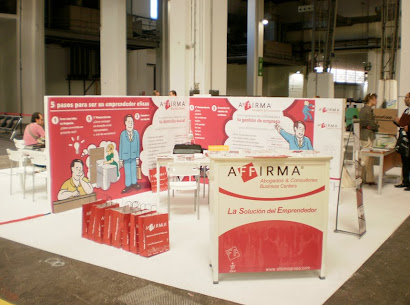 Diseño de Stand para AFFIRMA en el Salón del Emprendedor en Barcelona
