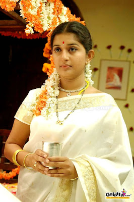 actress Meera Jasmine in south Silk Saree