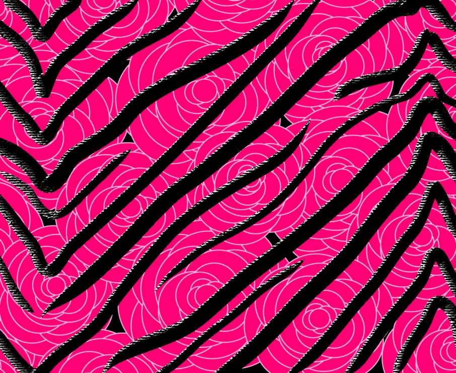 pink and white zebra background