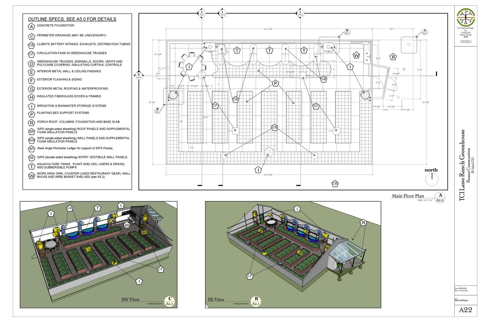 Eco Systems Design Building Design Portfolio TCI Lane Ranch A