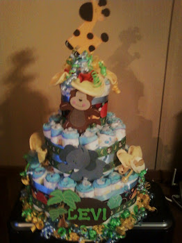 Jungle Safari Centerpiece Cake Custom order