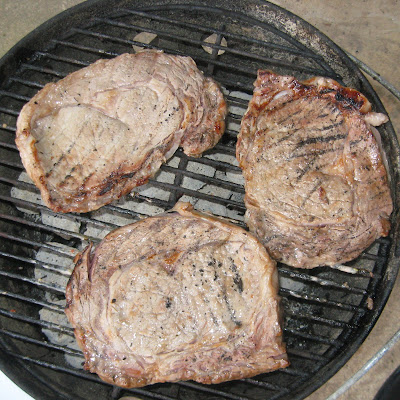 Rib Eye Steak on the Weber Ribeye Steak Dinner. Rib Eye Steak on the Weber