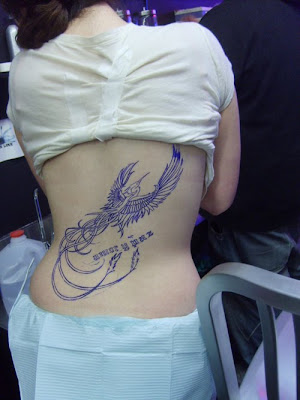 Phoenix tattoo for girl Phoenix tattoo for girl
