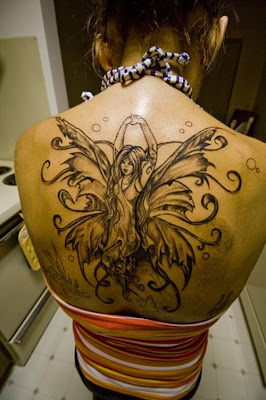 The Best Full Back Fairy Tattoo