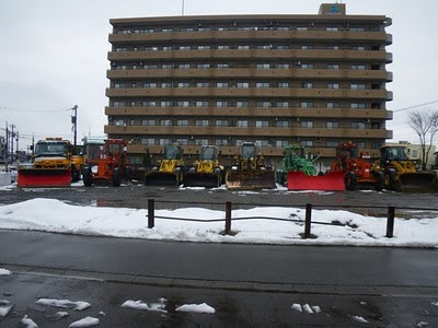 除雪車置き場